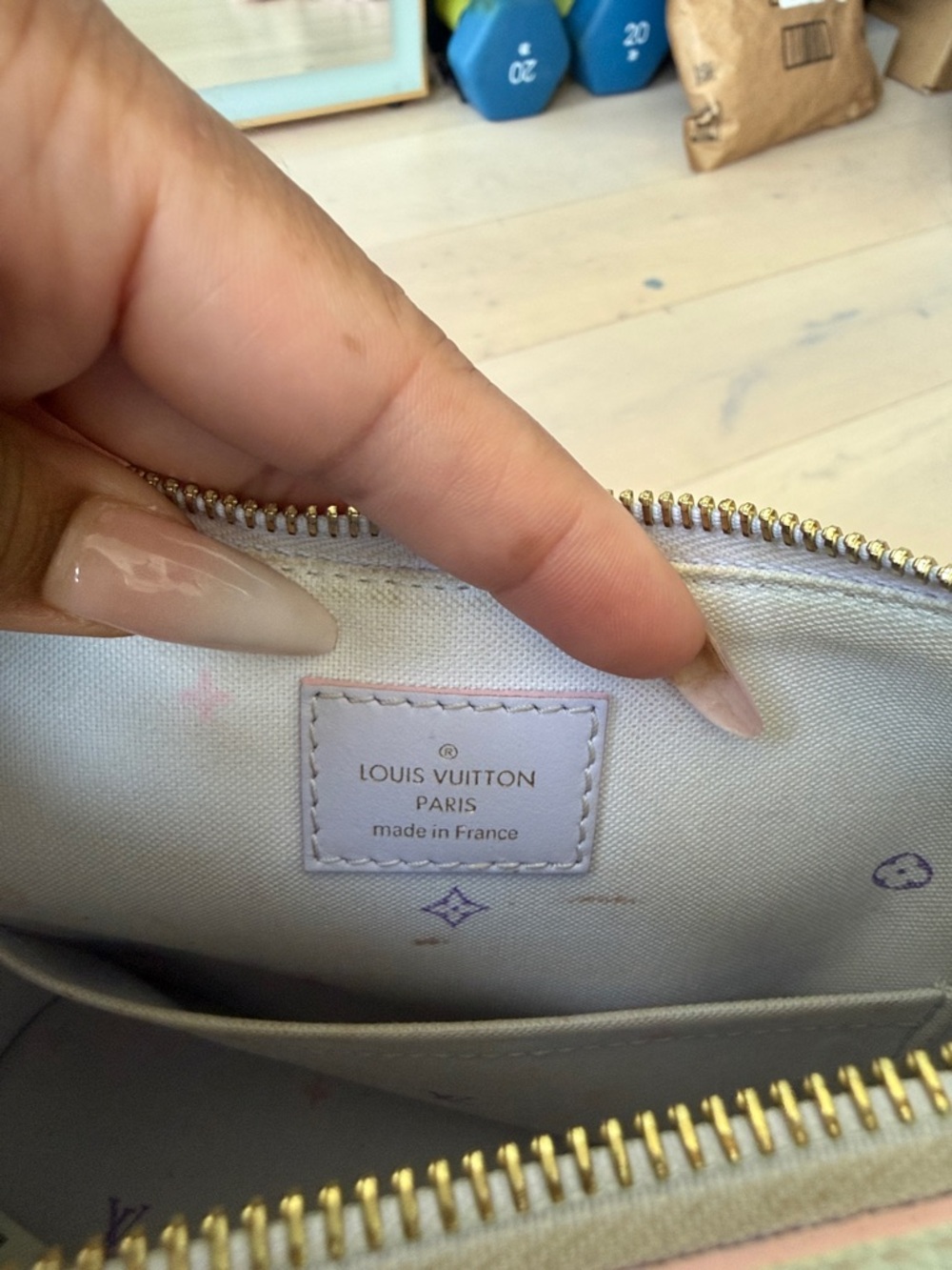 Louis Vuitton Pastel Pink Lavender Monogram Hobo Shoulder Bag - Picture 7 of 9